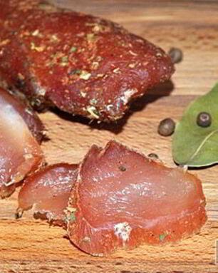 Вяленое домашнее куриное филе