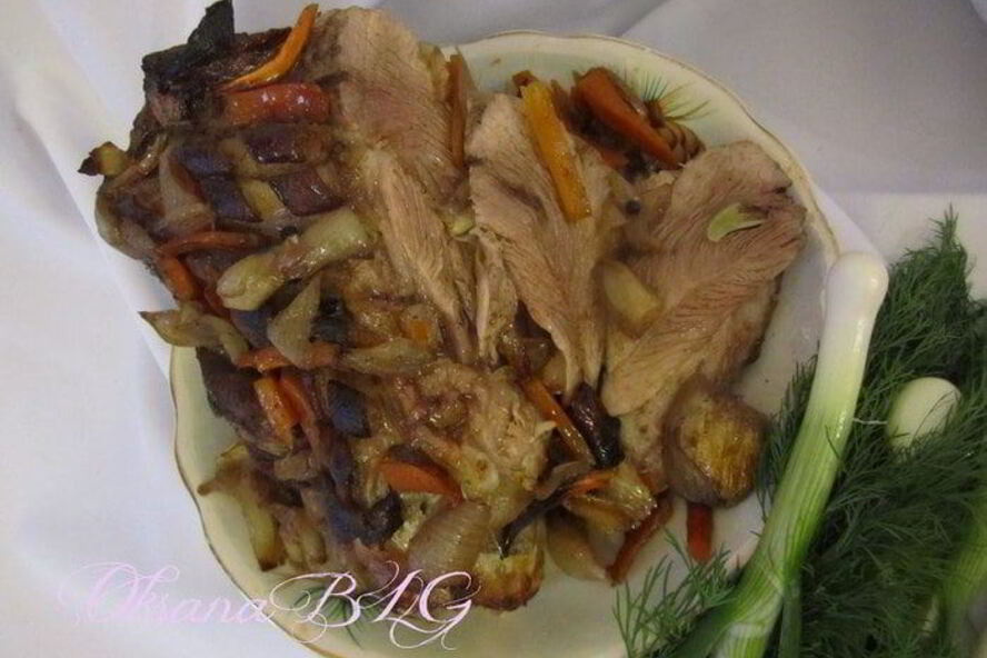 Рецепт запеченной свиной голяшки