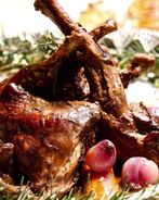 Заяц с картошкой в духовке