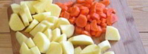 желудки куриные, тушенные с картошкой. Шаг 4