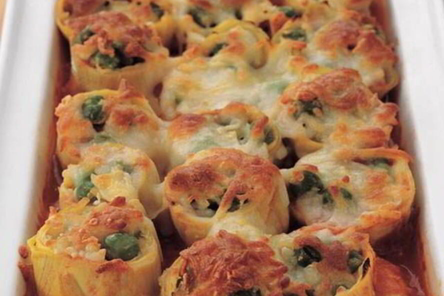 Рецепт артишоков, фаршированных зеленым горошком