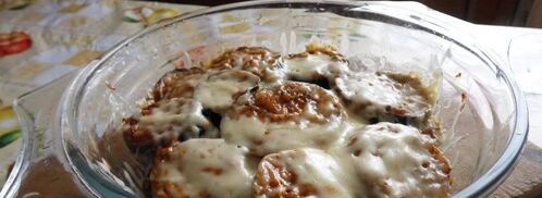 баклажаны и кабачки с сыром в микроволновке. Шаг 14