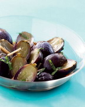 Баклажаны с мятой