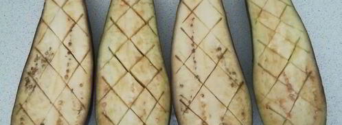 баклажаны, запеченные в духовке. Шаг 3