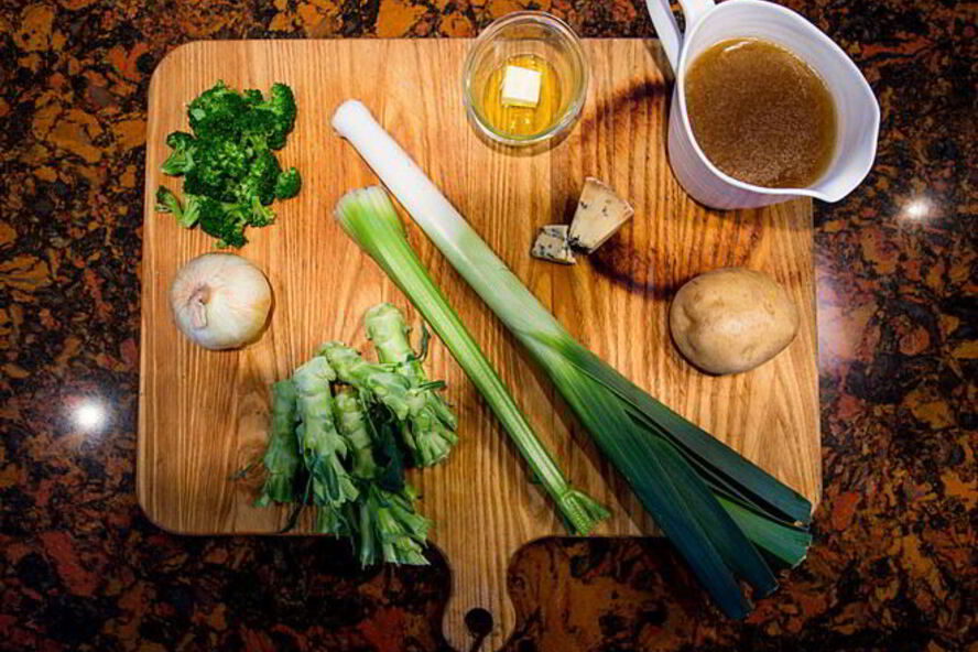 Рецепт брокколи, запеченной с сыром