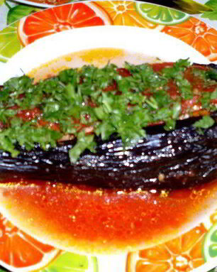 Фаршированный баклажан