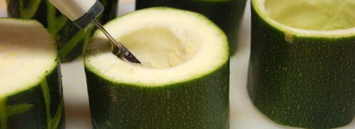 кабачки фаршированные бочонки. Шаг 4