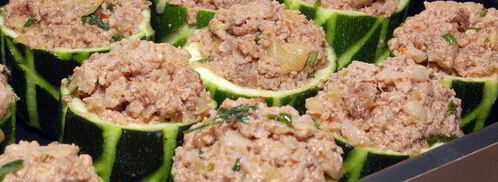 кабачки фаршированные бочонки. Шаг 7