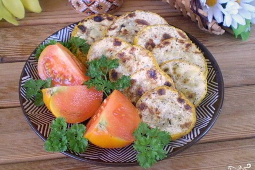 Рецепт кабачков под чесночным соусом