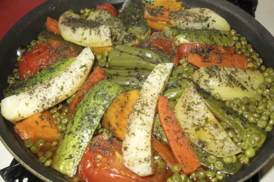 Рецепт кабачков с картошкой