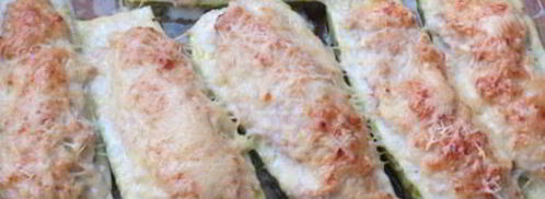 кабачки с мясной начинкой запеченные в духовке. Шаг 10