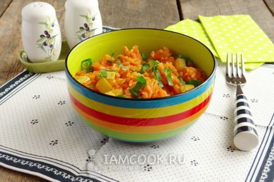 Рецепт кабачков с рисом в мультиварке