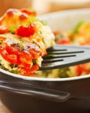 Кабачки, запеченные с фаршем