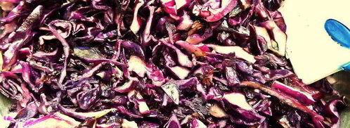 капуста под яблоками. Шаг 4