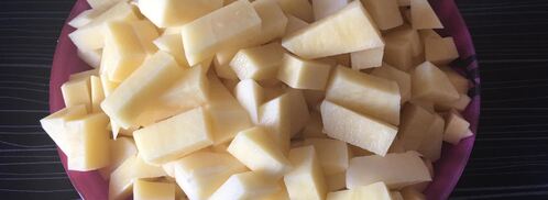 картофель тушеный с фаршем и капустой. Шаг 7