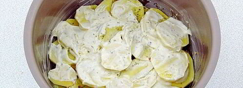 картофель, запеченный с лисичками в мультиварке. Шаг 15