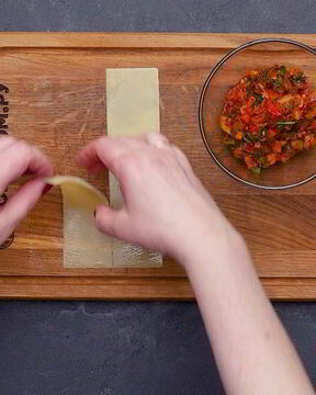 Овощные рулетики