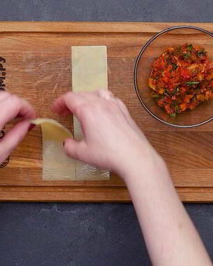 Овощные рулетики