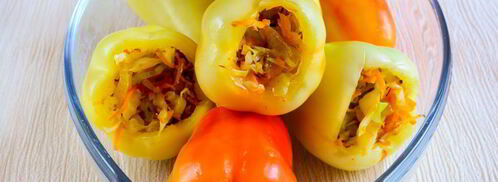 перец фаршированный овощами. Шаг 5