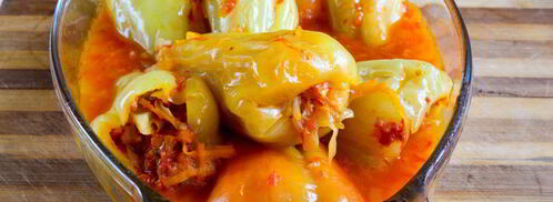 перец фаршированный овощами. Шаг 7