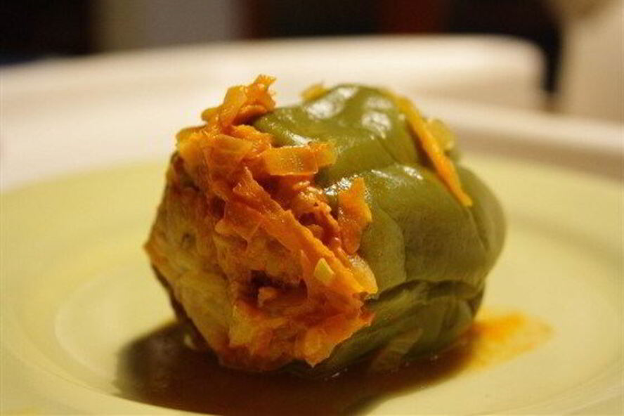 Рецепт перцев, фаршированных мясом и рисом