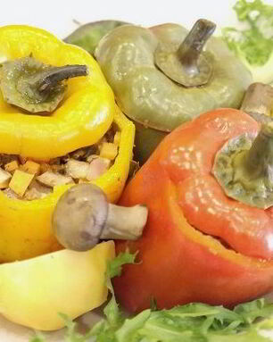 Постный фаршированный перец