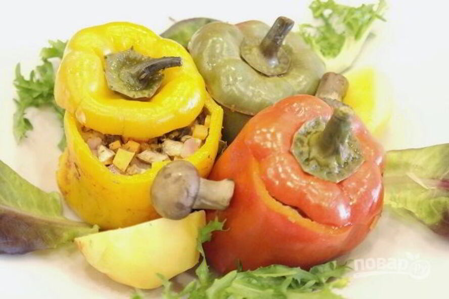 Рецепт постного фаршированного перца