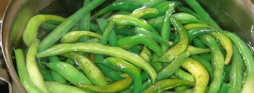 спаржевая фасоль с грибами. Шаг 5