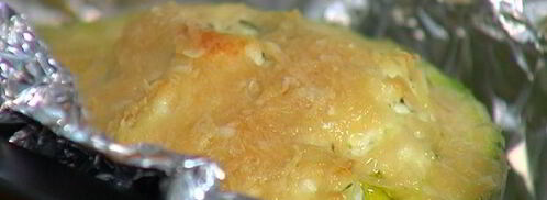 цукини, фаршированные творогом и сливочным сыром. Шаг 10