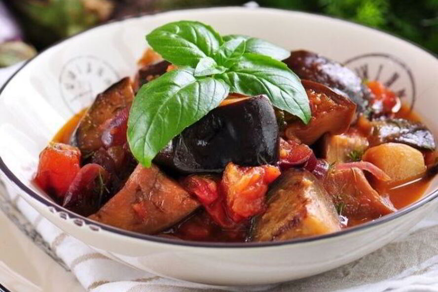 Рецепт тушеных баклажанов
