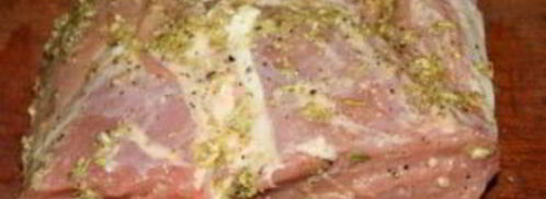 тыква со свининой в духовке. Шаг 3