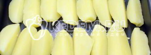 запеченный картофель с грибами под сыром. Шаг 7