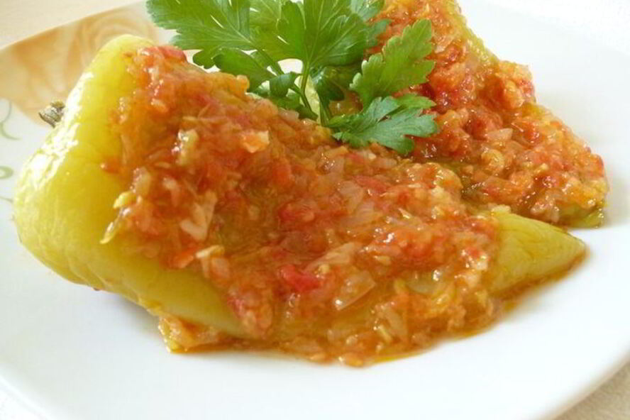 Рецепт запеченного перца в кисло-сладком соусе