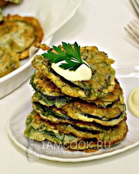 Жареные баклажаны в кляре