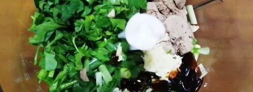 гедза с паштетом из тунца и куриной печенью. Шаг 5