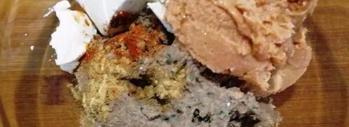 гедза с паштетом из тунца и куриной печенью. Шаг 8