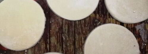 гедза с паштетом из тунца и куриной печенью. Шаг 10