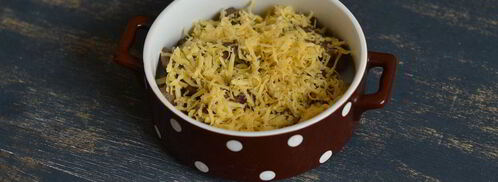 говяжья печень под сыром. Шаг 8