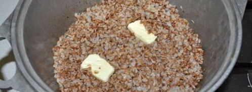 греча с куриной печенью. Шаг 8