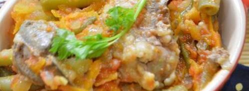 куриная печень с овощами в кисло-сладком соусе. Шаг 11