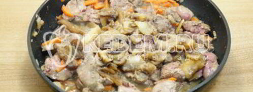 куриная печень в духовке. Шаг 6