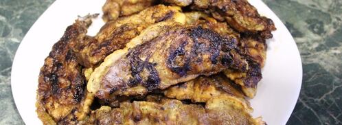 отбивные из печени в кляре. Шаг 7