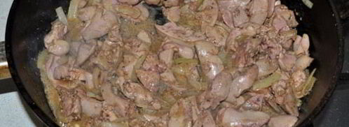 печень куриная в сметане. Шаг 5