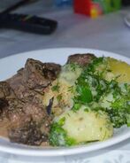 Печень по-строгановски