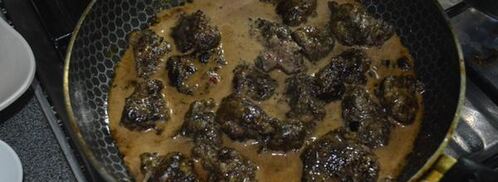 печень по-строгановски. Шаг 3