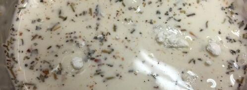 печень с грибами под сливочным соусом. Шаг 6