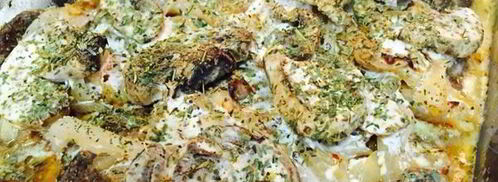 печень с грибами под сливочным соусом. Шаг 9