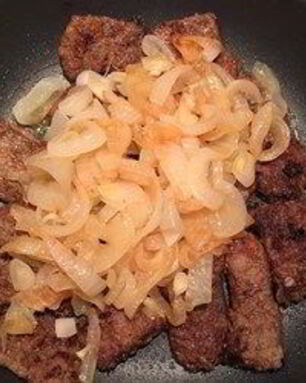 Печень с луком