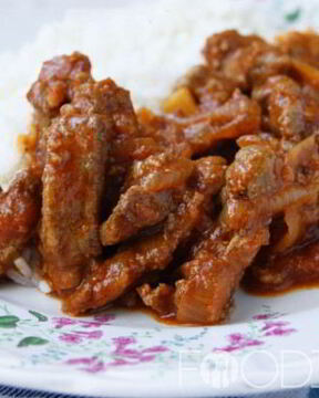 Печень в томатном соусе