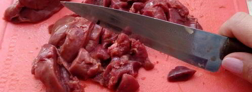 тушеная куриная печень. Шаг 5